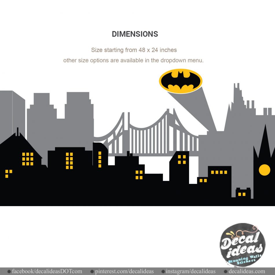 batman city skyline