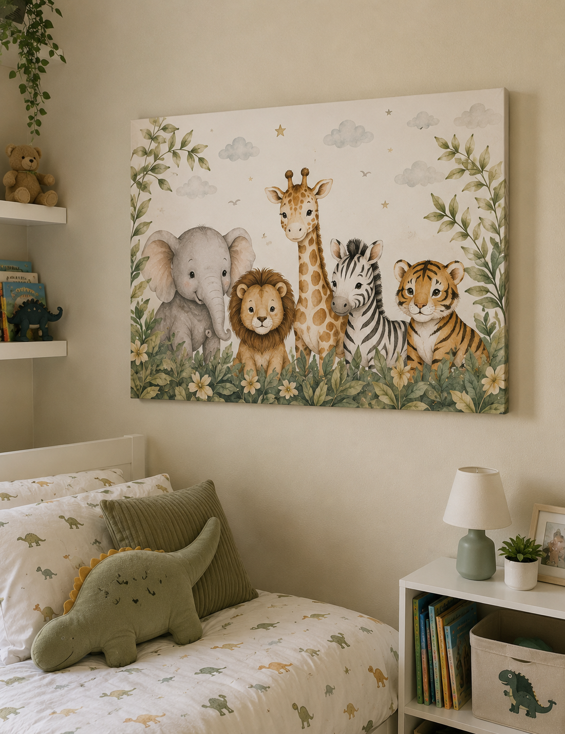 Pet portrait canvas print